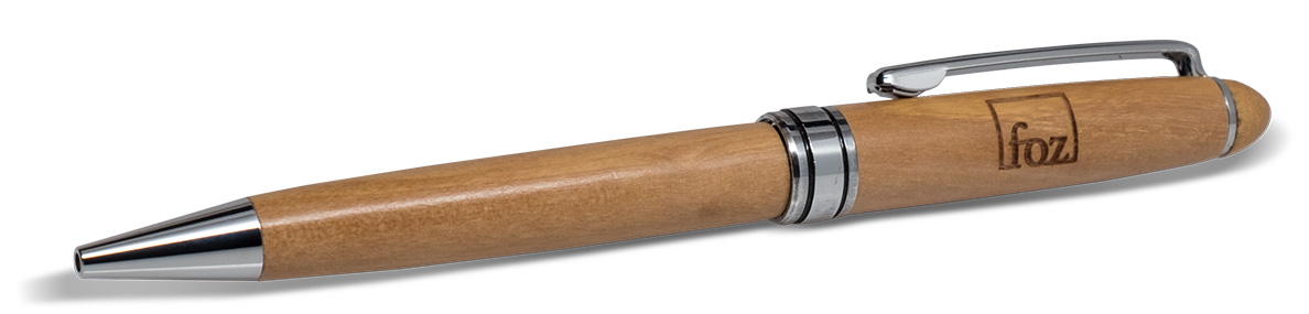 Friends of Zion pen and a lapel pin