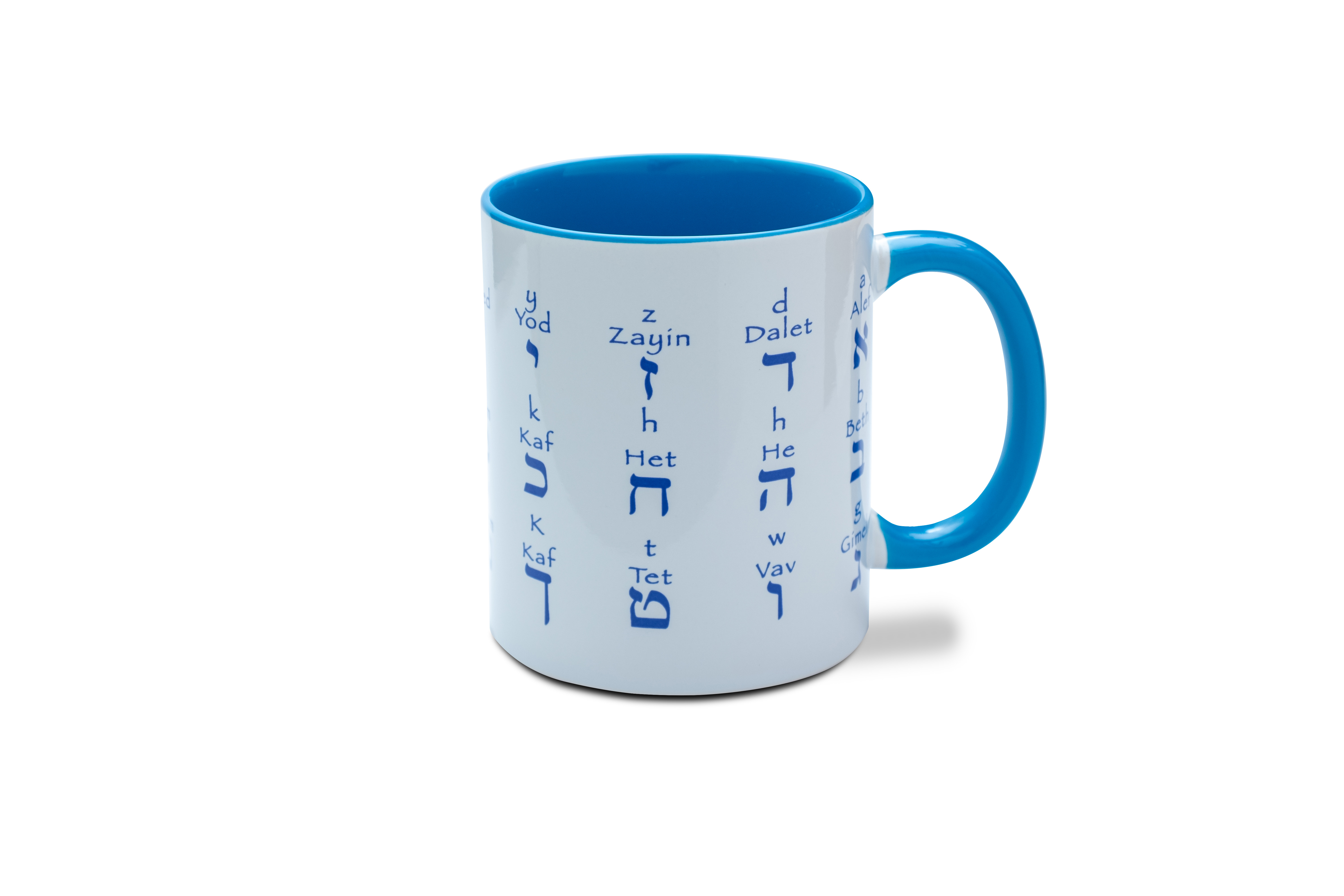 Hebrew Alphabet mug and a Psalm 23 print