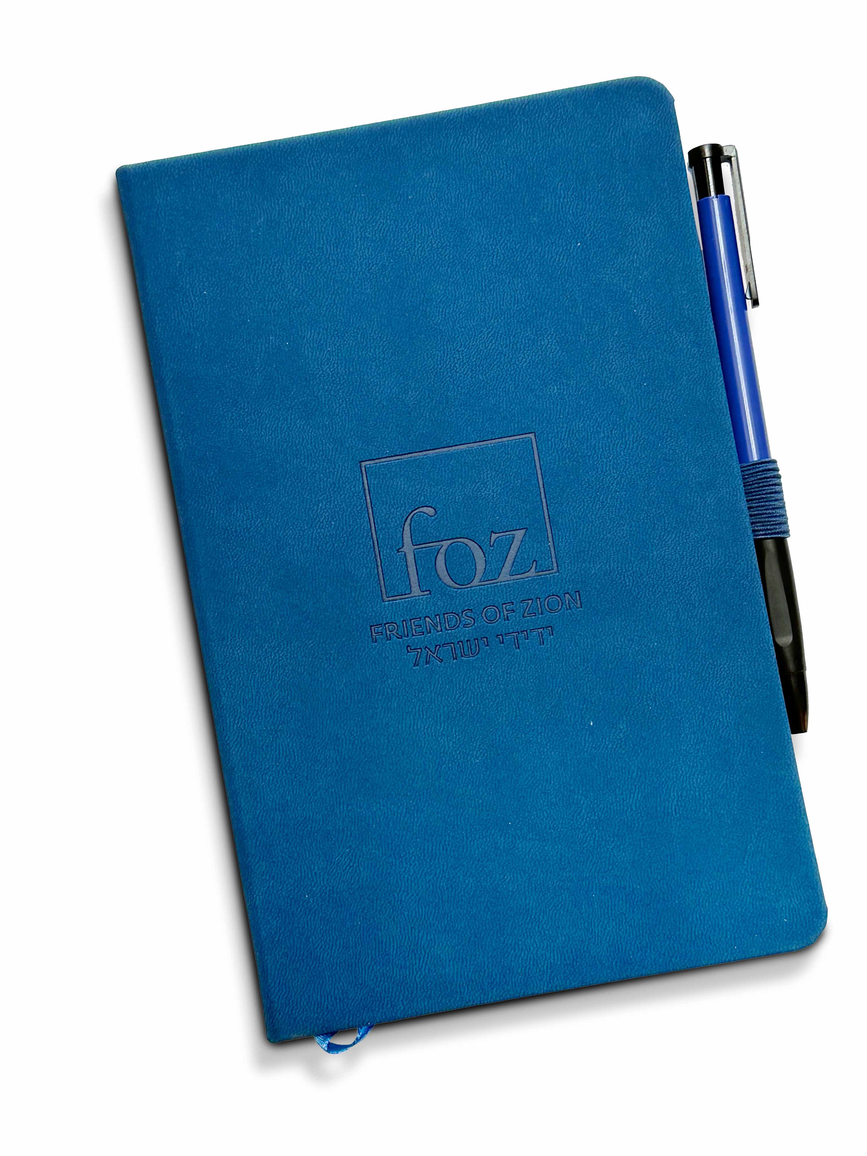 Hebrew Alphabet mug, print, and a FOZ Journal and Pen set